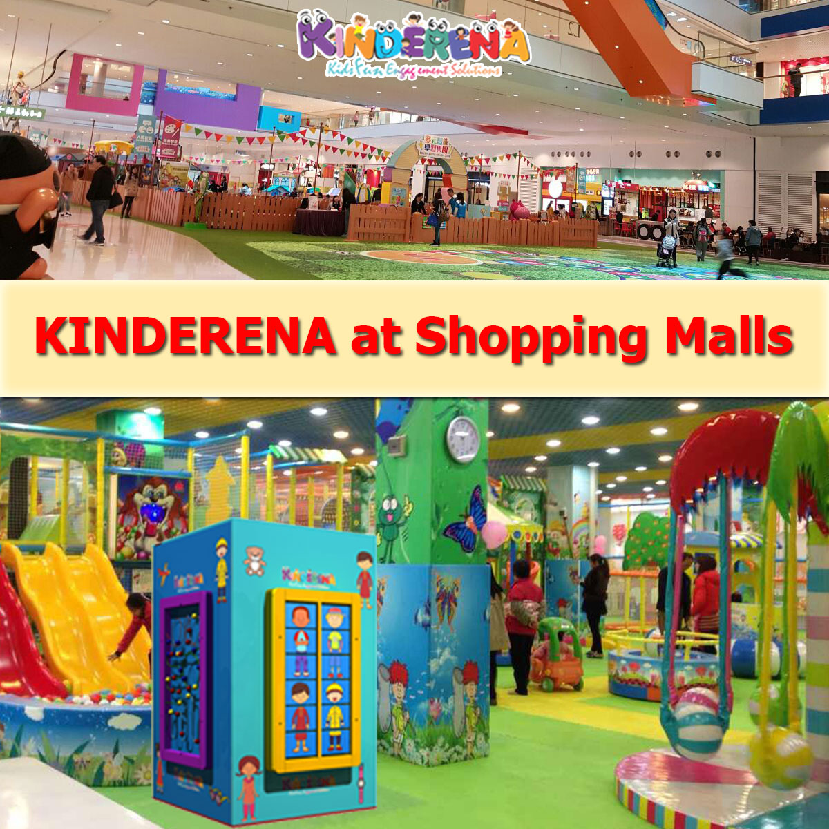 KINDERENA at Shopping Malls