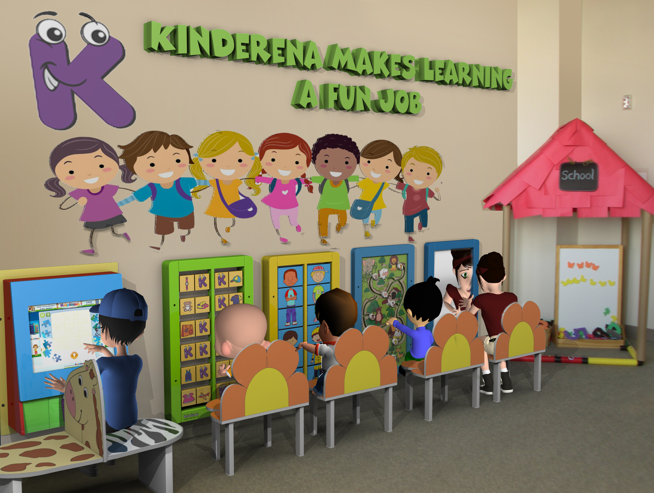 Kinderena Kids, Introducing Interactive Education in Schools